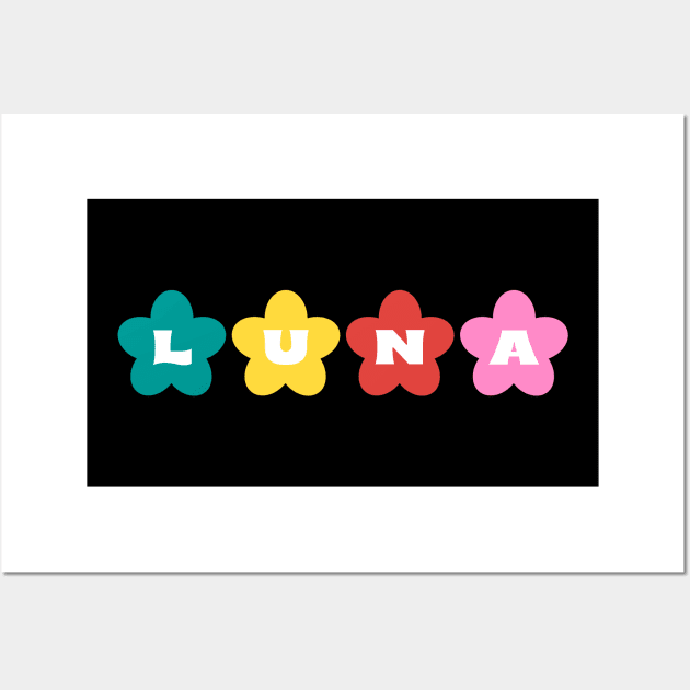 luna name Wall Art by Tshirtiz